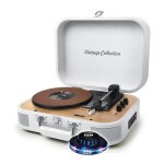 Platine vinyle stro muse mt201 - ww 33 / 45 / 78 - enceintes intgres - bluetooth usb lecture / encodage ...