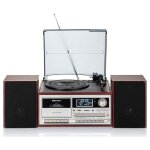 Platine vinyle vintage radio dab / dab + / fm lecteur cd - mp3 cassette bluetooth usb roadstar hif - ... Platine vinyle vintage radio dab / dab + / fm lecteur cd - mp3 cassette bluetooth usb roadstar hif - ...