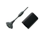 Play & charge pour xbox 360 - batterie 3600 mah + c�ble chargeur 1 m�tre - noir - stra�e game