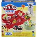 Play - doh - kitchen creations - menu sushis pour enfants - 9 pots de p�te atoxique