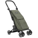 Panier de courses - playmarket - texture vert - 50l - tissu 100% recyclé - pliage ultra compact Panier de courses - playmarket - texture vert - 50l - tissu 100% recyclé - pliage ultra compact