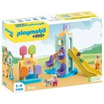 Playmobil 1. 2. 3 - 71326 - aire de jeux avec toboggan gant pour les tout - petits 18 - 36 mois