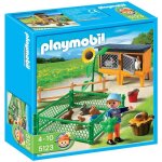 Playmobil 5123 enclos  lapins et enfant