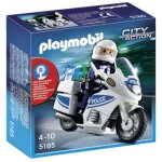 Playmobil 5185 motard police et lumire