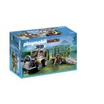Playmobil 5236 v�hicule avec cage et b�b� t - rex