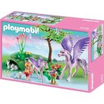 Figurine - playmobil - 5478 - cheval ail� - b�b� inclus - pour enfants � partir de 4 ans