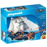 Playmobil 5810 chaloupe des pirates avec canon flotte dans leau 3 personnages 84 pi�ces les pirates d�s ...