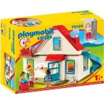 Playmobil - 70129 - playmobil 1. 2. 3 - maison familiale - bleu - 22 pices - enfant - 18 mois et plus ...