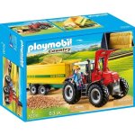 Playmobil - 70131 - country la ferme - grand tracteur avec remorque Playmobil - 70131 - country la ferme - grand tracteur avec remorque