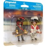 Figurines - playmobil - 70273 - capitaine pirate - soldat - 2 pi�ces - 4 ans et plus