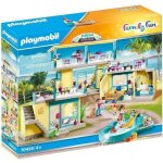 Playmobil - 70434 - family fun - playmo beach h�tel - h�tel de plage avec bungalows et piscine