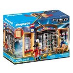 Playmobil - 70506 - bo�te de jeu pirate adventure - contient 2 personnages 1 canon et des accessoires ...