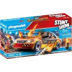 Playmobil - 70551 - stuntshow voiture crash test avec mannequin - mixte - 60 pi�ces - bleu