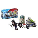 Playmobil 70572 policier en moto et voleur city action les policiers dès 4 ans Playmobil 70572 policier en moto et voleur city action les policiers dès 4 ans