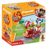 Playmobil - 70828 - duck on call - voiturette de pompier en plastique pour enfant