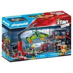 Playmobil - 70834 - atelier de rparation air stuntshow avec grue mobile