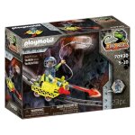 Playmobil - 70930 - dino rise - mine cruiser avec 1 personnage et des projectiles