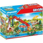 Playmobil - 70987 - city life - espace dtente avec piscine - 159 pices - rouge - mixte