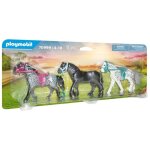 Playmobil - 70999 - 3 chevaux : frison knabstrupper et andalou - avec 1 selle et 3 licols Playmobil - 70999 - 3 chevaux : frison knabstrupper et andalou - avec 1 selle et 3 licols
