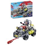 Playmobil 71147 quad transformable de bandit les policiers unité délite city action dès 5 ans Playmobil 71147 quad transformable de bandit les policiers unité délite city action dès 5 ans