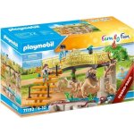 Playmobil - 71192 - country le parc animalier - espace des lions - 58 pices - multicolore - enfant