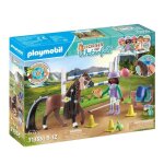 Playmobil 71355 zoe & blaze avec parcours dobstacles horses of waterfall 67 pi�ces d�s 5 ans