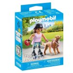 Playmobil 71739 jeune fille rolleuse avec retriever my life 12 pices ds 4 ans
