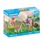 Playmobil 71800 duo de fes avec animaux de la fort princess magic starter pack 42 pices ds 4 ans