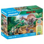 Playmobil 71820 spinosaure chercheur et vhicule  grue pivotante dinos 60 pices ds 4 ans