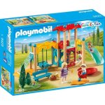 Playmobil 9423 - family fun - parc de jeu avec toboggan en plastique pour enfant de 4 ans et plus