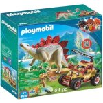Playmobil 9432 - dinos - explorateur avec vhicule et stgosaure