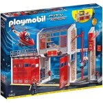 Playmobil 9462 caserne de pompiers avec h�licopt�re city action mixte pour enfant d�s 4 ans