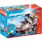Playmobil - city action - vhicule amphibie et bandit - canon et transformation - mixte - a partir de ...