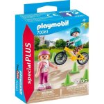 Playmobil - city life - sp�cial plus - enfants avec v�lo et rollers