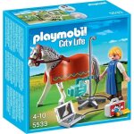 Playmobil city life - vtrinaire avec cheval et appareil de radiologie - 27 pices