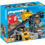 Playmobil - convoyeur avec pelleteuse - 4041 - accessoires de chantier - 2 personnages