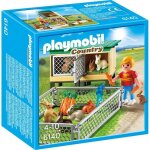 Playmobil - country - enfant avec enclos  lapins et clapier