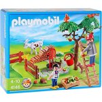 Playmobil - cueillette pommes - 2 personnages - accessoires de jardin - animaux - fruits