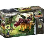 Playmobil - dino rise - tricratops et soldats - mixte - 5 ans - 37 pices