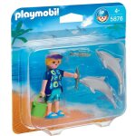 Playmobil duo vacanci�re et dauphins