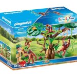 Playmobil - family fun - 70345 orangs outans avec grand arbre - mixte - enfant - 49 pi�ces