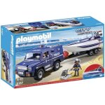 Playmobil - fourgon et vedette de police - 5187 - avec 2 policiers et accessoires