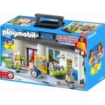 Playmobil - h�pital transportable 5953 - 1 hopital - 4 personnages - mobilier m�dical - accessoires