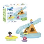 Playmobil junior 71687 ilt avec toboggan aquatique jouet pour le bain ds 12 mois