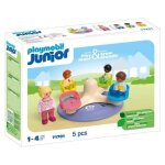 Playmobil junior 71701 enfants et tourniquet comprend quatre personnages et un tourniquet ds 1 an