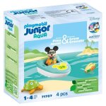 Playmobil junior 71707 mickey avec bateau flotte dans leau jouet pour le bain junior & disney ds 12 ...