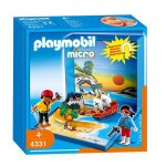 Playmobil micro playmo pirates - playmobil - 4331 - mini dcor dle pirates - accessoires aimants