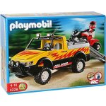 Playmobil - pick up & quad de course - camion avec rampe rtractable et quad  rtro friction