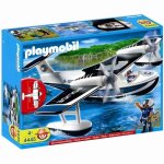 Playmobil - policiers et hydravion 4445 - h�lices tournantes - accessoires inclus - mixte - a partir ...