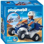 Playmobil - policier quad - 1 personnage - 1 quad - accessoires - a partir de 4 ans